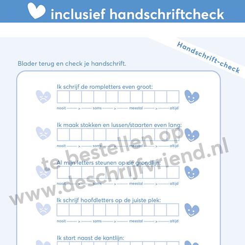 Projectschriften Schrijfvriend Blauw2 (5st) - Afbeelding 8