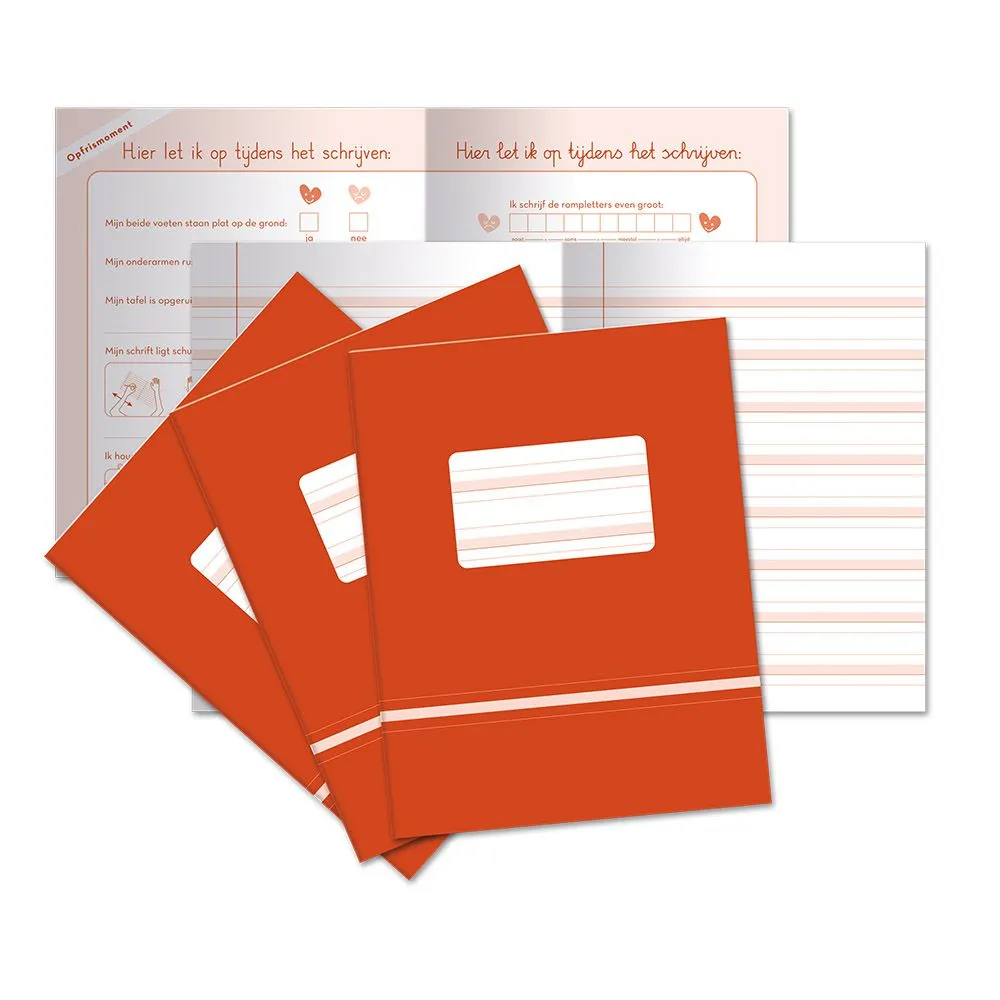 Nieuw! Schrijfschriften Schrijfvriend Rood (4,5mm) - Afbeelding 2